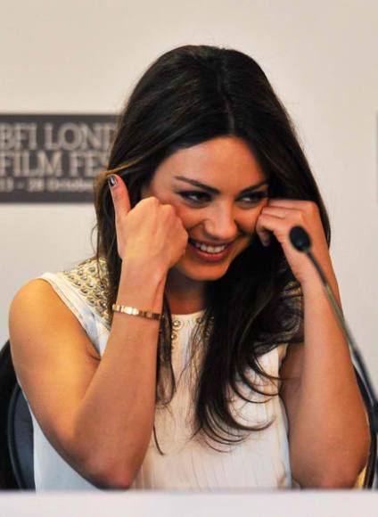 ... : Mila Kunis and her oh so drool worthy Cartier Love Bracelet :P
